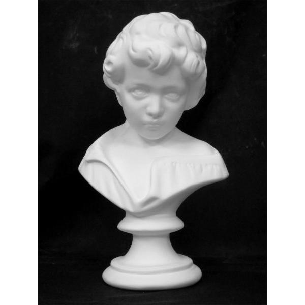 少年胸像 石膏 A−341 うつむく少年 : 石膏像ドットコム - 通販 - Yahoo!ショッピング
