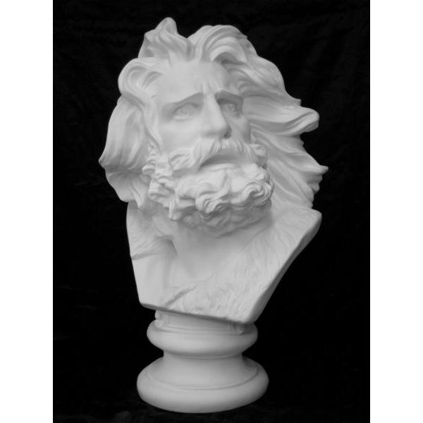 石膏像　髭の男 石膏像 髭の男 - メルカリ