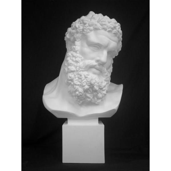 S−228 ファルネーゼのヘラクレス頭像 : 石膏像ドットコム - 通販