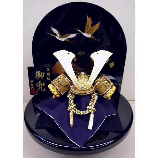 コンパクト兜セット☆貫鍬形 浜千鳥(横幅32*奥行26*高さ40cm