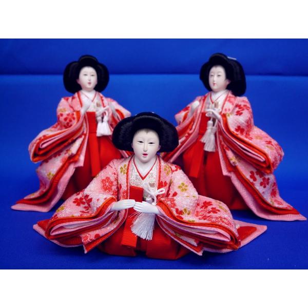 ひな人形   三人官女 雛人形「まいまい 三人官女 永遠の香」｜雛人形の通販 ふらここ