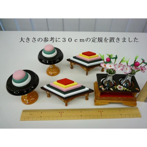 【雛蔵】杉・有職　菱台三宝揃（中） 楽天市場】【雛道具】P新盛上 菱台三宝 15号 : 人形の一藤