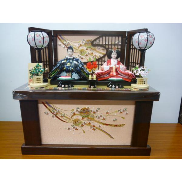 値下げ！親王飾りひな人形セット① ②と一緒に購入して下さい！すぐ発送！ ひな人形☆限定超特価＆送料無料☆親王飾り☆横幅55x奥行34x高さ