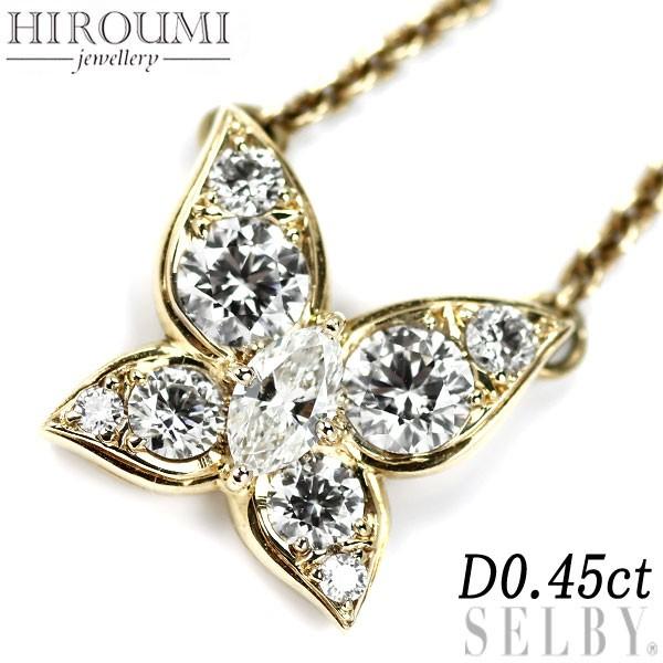 ペンダントネックレス D0 45ct D0 45ct Selby K18yg ダイヤモンド ヒロウミ Selby 111 Selby ダイヤモンド 蝶