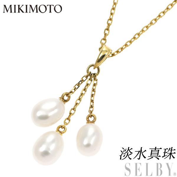 ミキモト K14YG アコヤ 真珠/パール 帯留め 径約5.9-6.8mm  