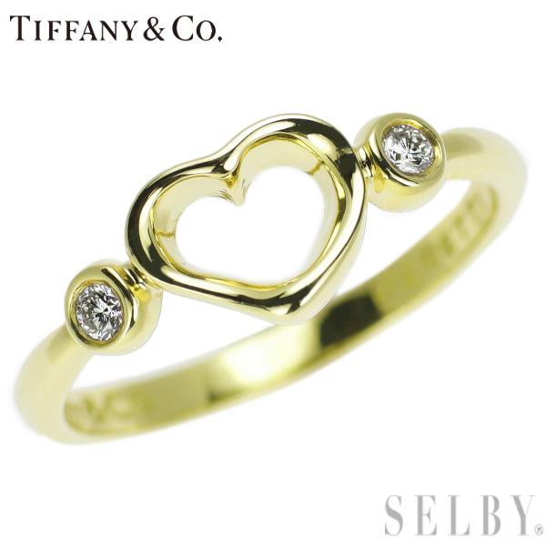 TIFFANY&Co. ティファニー K18YG ダイヤモンド リング オープン TIFFANY&Co. ティファニー K18YG ダイヤモンド リング オープン