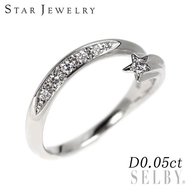 STAR JEWELRY スタージュエリー K18WG ダイヤモンド リング 0.05 STAR JEWELRY スタージュエリー K18WG ダイヤモンド リング 0.05