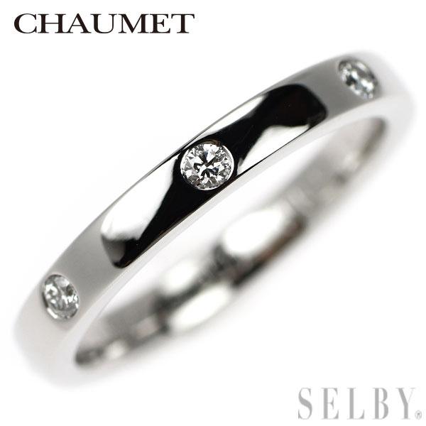 ショーメ Pt950 ダイヤモンド リング エターナルリボン 48号 新入荷  