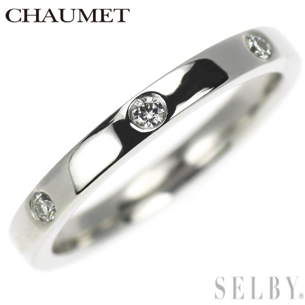 ショーメ Pt950 ダイヤモンド リング エターナルリボン 50号 新入荷  