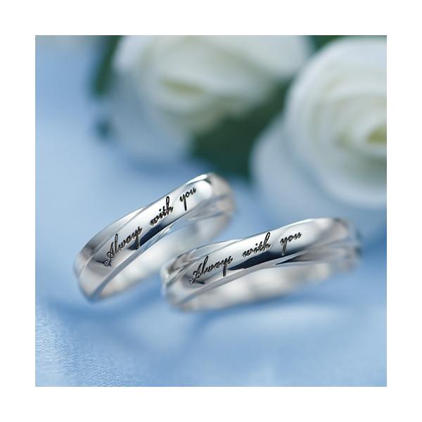 「Always with you　いつでもあなたと共に」2つのリングが重なりクロスしたデザイン。 多くの人に愛された言葉を刻んだメッセージペアリングがついに登場。交差するリングは、ふたりの想いを。 ふたりの気持ちが交わるとき、クロスしたリン...