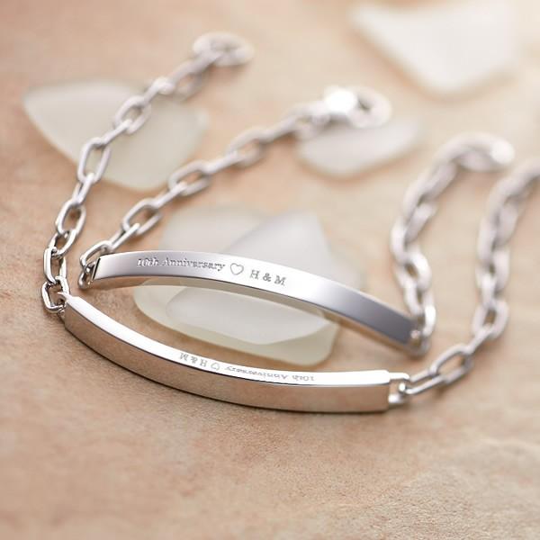 ペアブレスレット 40代 カップル 人気 刻印無料 レディース メンズ ペア 名入れ おしゃれ セミオーダーメイド 001b K Su オーダーペアアクセ 腕時計fiss 通販 Yahoo ショッピング