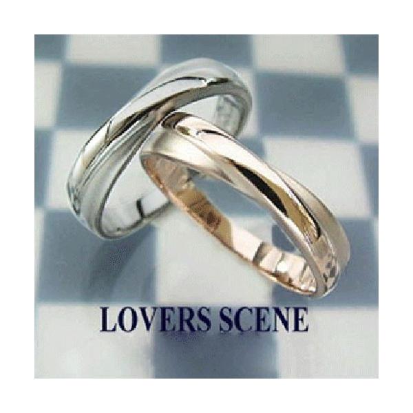 �y�A�����O �Z�b�g �J�b�v�� �V���o�[ �l�C �u�����h LOVERS SCENE (LSR5026-BK-PK)