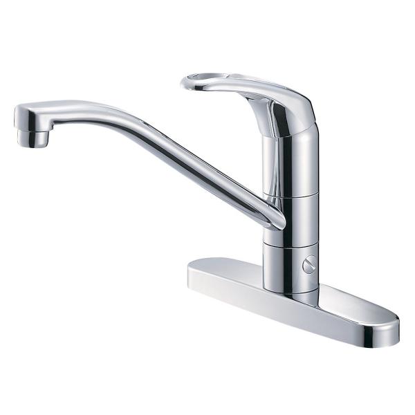 SANEI(サンエイ) キッチン用 シングル台付分岐混合栓 湯水分岐 取付ピッチ203ｍｍ K676BV-13