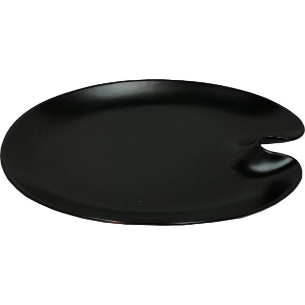 LIVING TALK 大皿 黒 W29.5xD23xH30cm パレット ミート皿 TKP004BK