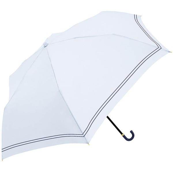 クラックス 大人 折傘 55cm 晴雨兼用 セーラーボーダー LBL 132705