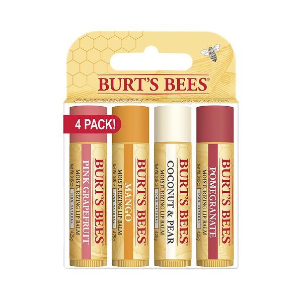 BURT'S BEES バーツビーズ スーパーフルーツ リップバーム 4本