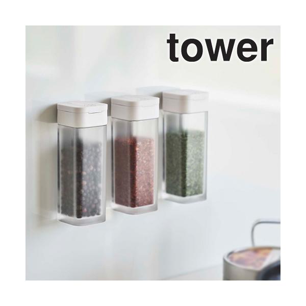 マグネットが付く冷蔵庫やパネルに簡単に取り付けることができる、調味料容器です。使いたい量を片手で調節可能。前後にフタをスライドさせ、分量を選んで出すことができます。四角い形状だから、並べても無駄なくすっきり収納できます。■材　質・容　器：ア...