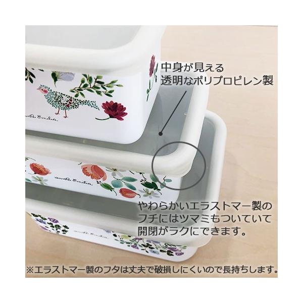 富士ホーロー 保存容器 ホーロー アンナエミリア 深型角容器 L AE-DL