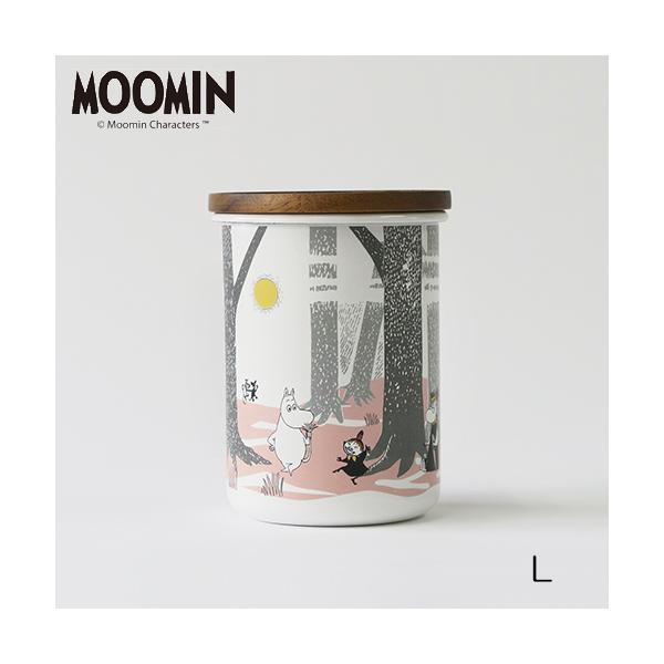 ムーミンインザフォレスト浅型角容器M・L キャニスターS セット