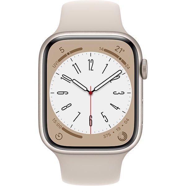 Apple Watch Series 8 GPSモデル 41mmスターライトアルミニウムケース 