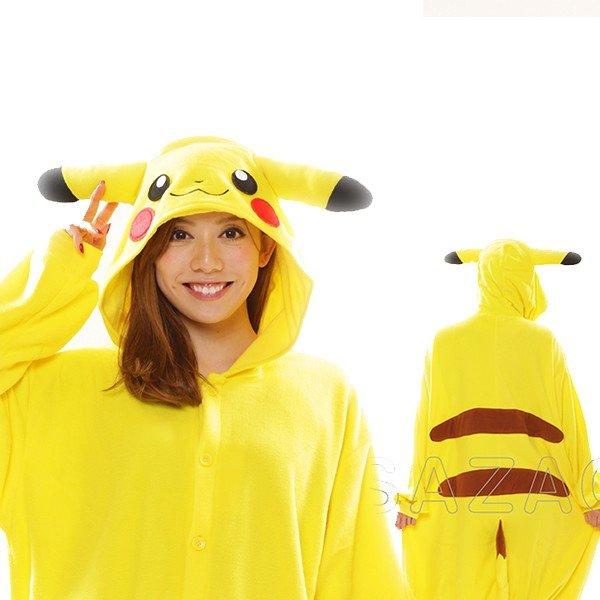 Pokemon サザック 着ぐるみ 大人用 ピカチュウ パジャマ Pokemon サザック 着ぐるみ 大人用 ピカチュウ パジャマ