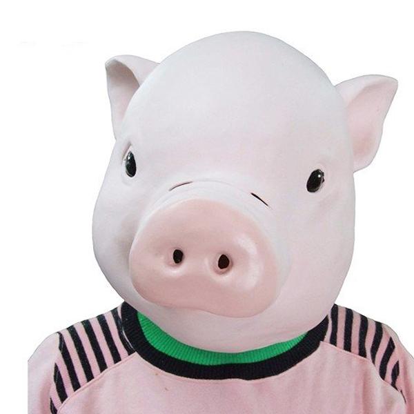 コスプレ衣装 かぶりもの ラバーマスク M2 子ブタマスク 大人用 仮装 動物マスク 子豚 ライフスタイル 生活雑貨のmofu 通販 Paypayモール