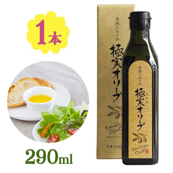 自然のめぐみ 極実オリーブ エキストラバージンオリーブオイル 290ml