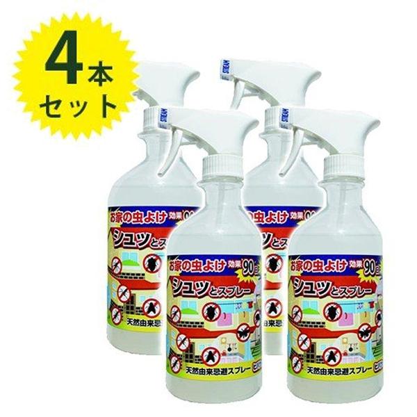 天然由来忌避スプレー ヒバウッド 450ml 4本セット 害虫忌避剤 屋外 室内 雑貨 ライフスタイル 生活雑貨のmofu 通販 Paypayモール