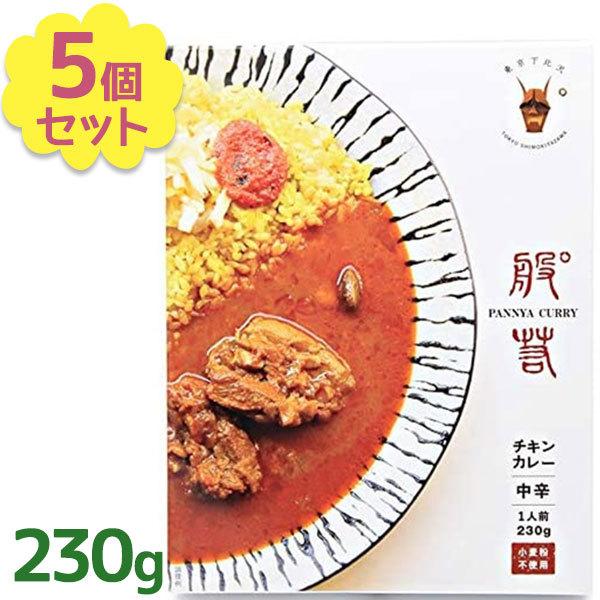 レトルト食品 パンニャ監修 チキンカレー 230g×5個セット 中辛口