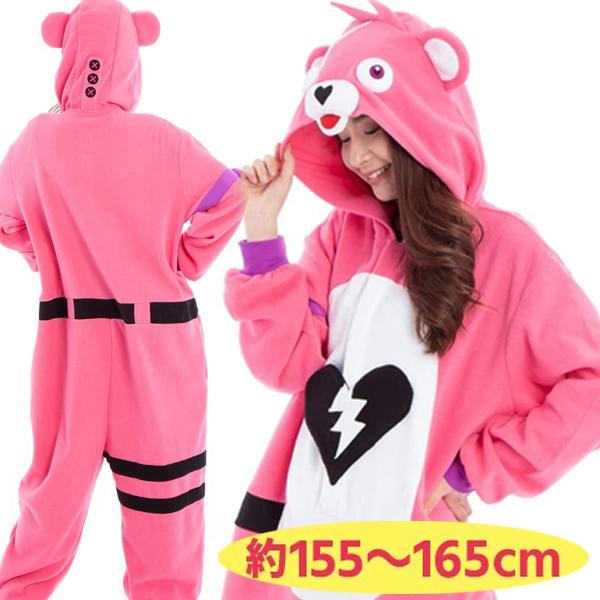 正規品】SAZAC 着ぐるみフリース ピンクのクマちゃん Sサイズ 大人用