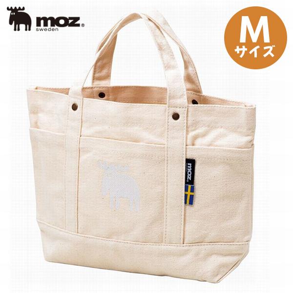 Moz 帆布トートバッグ キャンバス素材 Mサイズ ナチュラル ポケット付き 小さめ レディース ミニバッグ モズ ブランド おしゃれ ライフスタイル 生活雑貨のmofu 通販 Paypayモール