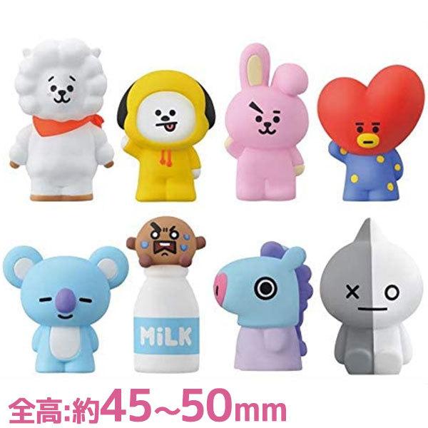 BT21 フィギュア 8体セット 公式グッズ BT21 フィギュアパペット 1BOX(8個入り) 全8種類