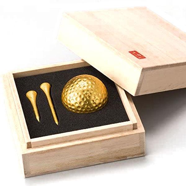 ゴルフ ギフト 金箔ゴルフボール ティー シングル セット 桐箱入り 還暦祝い 男性 プレゼント 退職祝い ゴルフコンペ 景品 女性 おしゃれ ライフスタイル 生活雑貨のmofu 通販 Paypayモール