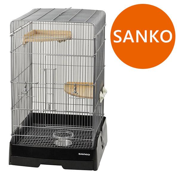 鳥・小動物用ペットケージ イージーホーム37ハイ黒