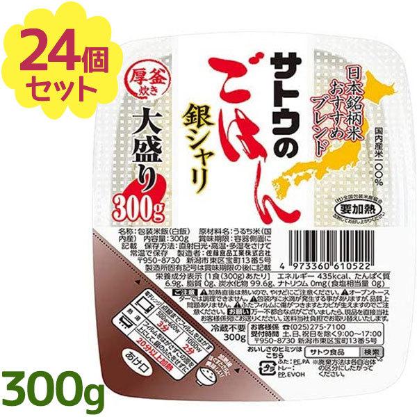 サトウのごはん レンチン ご飯パック さとうのごはん 銀シャリ 大盛り