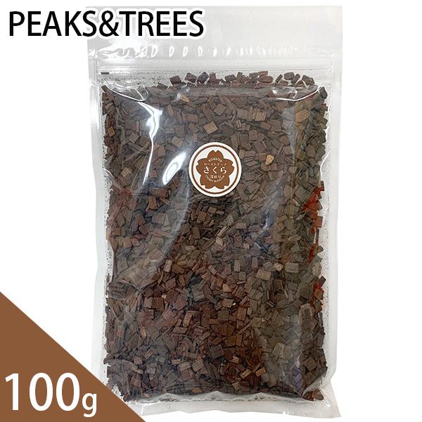 PEAKS＆TREES 燻製チップ スモークチップ さくら ローストチップ 100g 