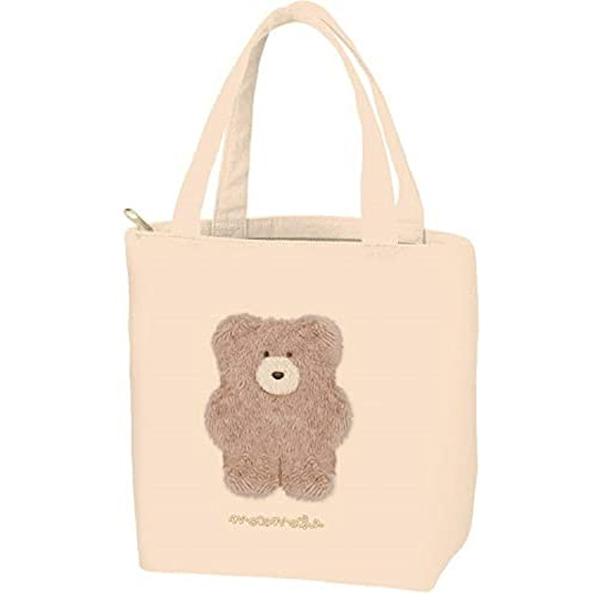 トートバッグ レディース メンズ 大きめ ファスナー付き 布地 モコモカ モカ かわいい Ipad Pc パソコン 収納 持ち運び 持ち歩き 熊柄 ベア クマ U5100 ライフスタイル 生活雑貨のmofu 通販 Yahoo ショッピング