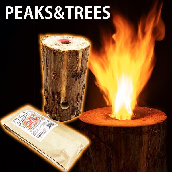 PEAKS＆TREES アウトドア キャンプ 焚き火 スウェーデントーチ ウッド