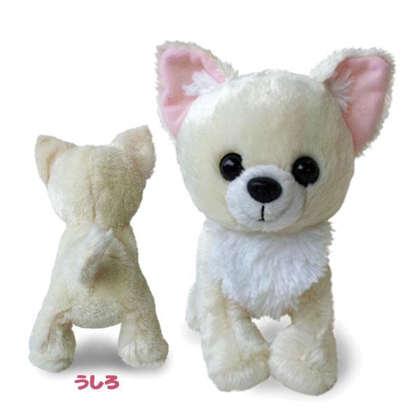 犬 ぬいぐるみ 小さい プレミアムパピー チワワ クリーム リアル