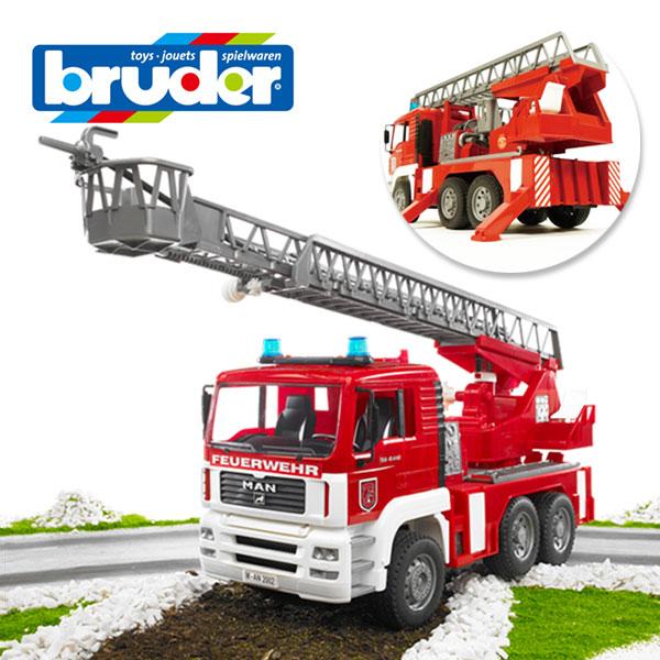 【新品】bruder ブルーダー消防車 おもちゃ ミニカー 車のおもちゃ はたらく車 消防車 ミニカー BRUDER ブルーダー MB 消防