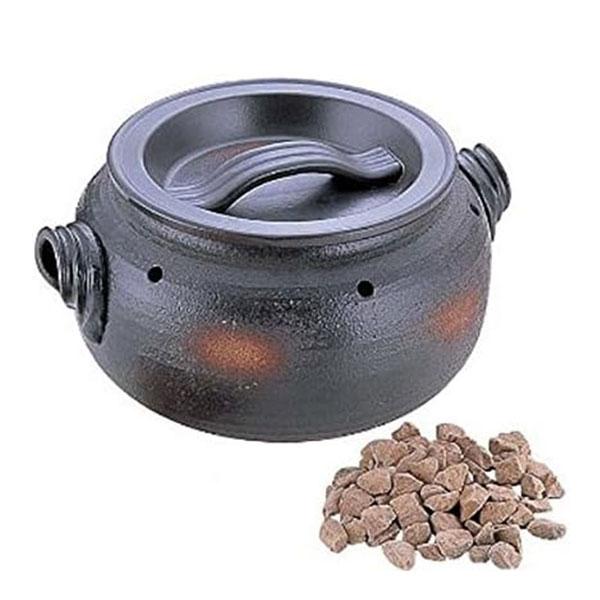 焼き芋器 調理器具 石焼きいも鍋 いも太郎 天然石500g付 つぼ 石焼いも 