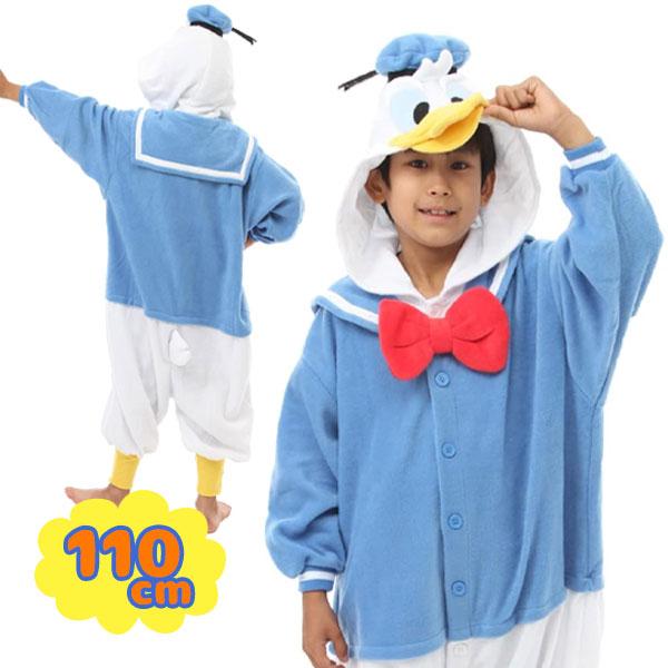 正規品】 SAZAC 着ぐるみフリース ディズニー ドナルド 子供用