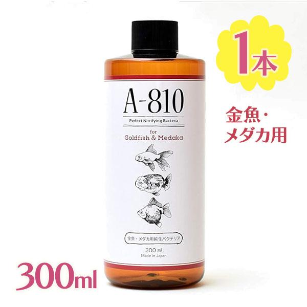 メダカ A-810 バクテリア剤 金魚.メダカ用 300ml 水槽 水質 浄化 淡水