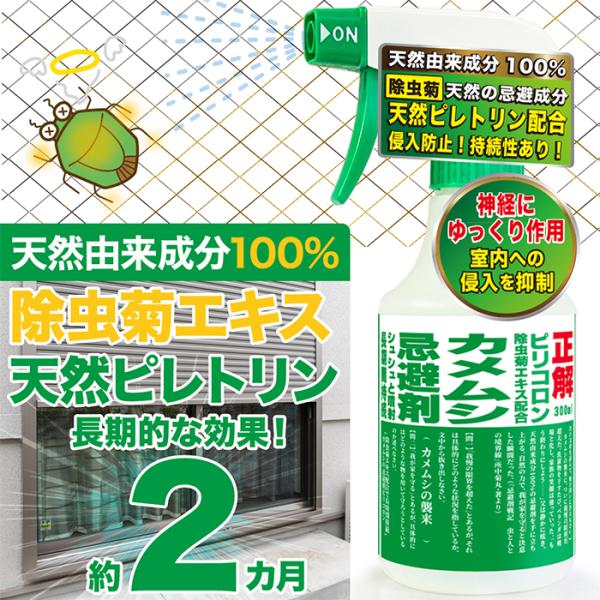 カメムシ 忌避剤 スプレー ピリコロン 300ml 日本製 天然由来成分 対策