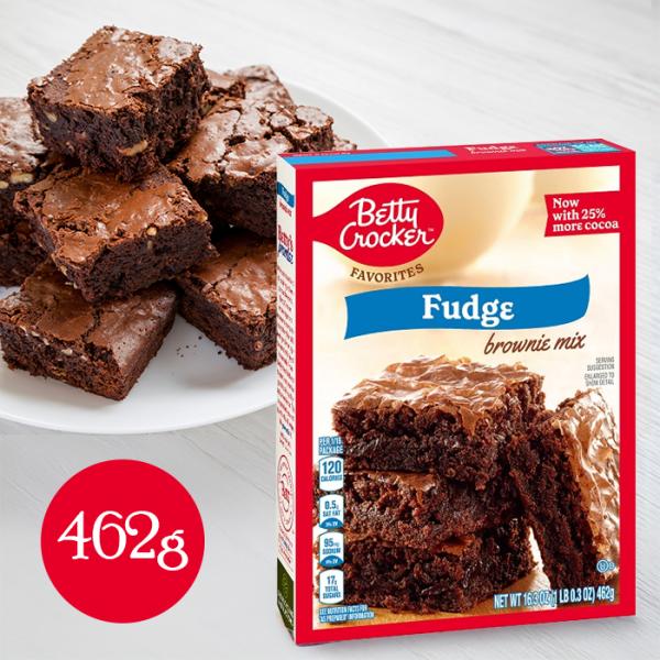 アメリカで長年愛される伝統的な人気ブラウニーケーキです。バレンタインやクリスマスのスイーツ作り、プレゼントにもぴったり！卵と水、油を加えるだけで本格ブラウニーが簡単に作れます。手作りお菓子初心者の方にもおすすめです♪ 爆買