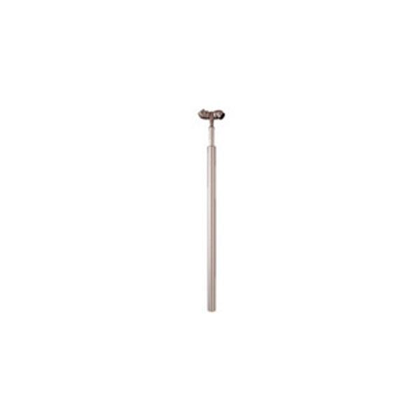 【直送品】マツ六 BAUHAUS フリーRレール 埋め込み式コーナー支柱 φ42.7×支柱高さ750から900mm | 屋外 手摺 手すり 玄関 取付 転倒予防 介護用品 福祉用品 diy