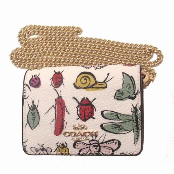 コーチ 財布 COACH アウトレット クリーチャープリント チェーン付き  