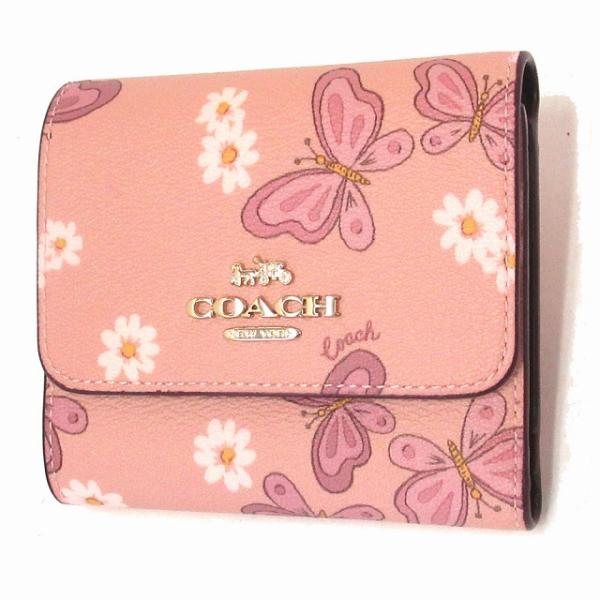 コーチ 財布 COACH アウトレット バタフライ フラワー スモール
