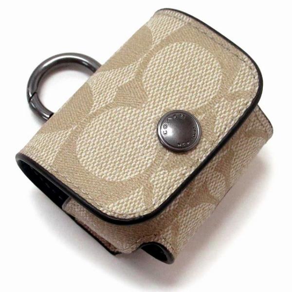 ◆COACH◆大型ワイヤレスイヤホンケース キャンバス コーチ COACH コーチ イヤホンケース COACH アウトレット