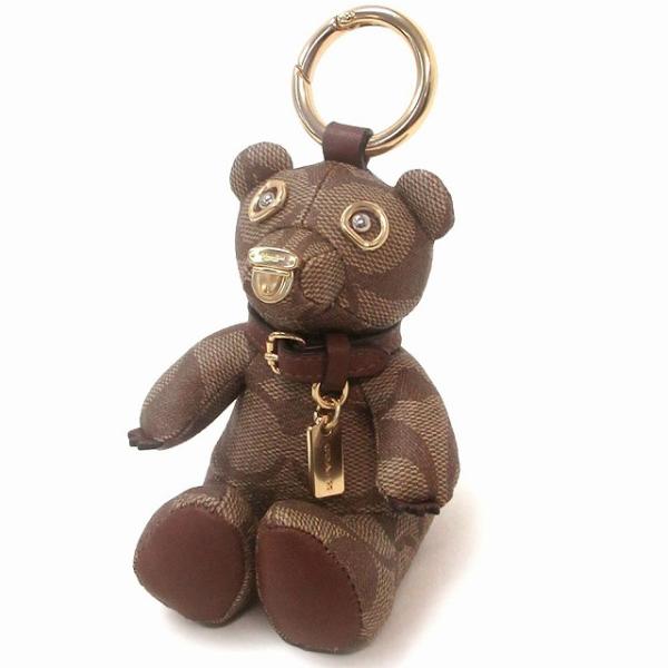 COACH - コーチ ベア クマ バッグチャーム キーホルダー シグネチャー CI012 COACH - コーチ ベア クマ バッグチャーム キーホルダー